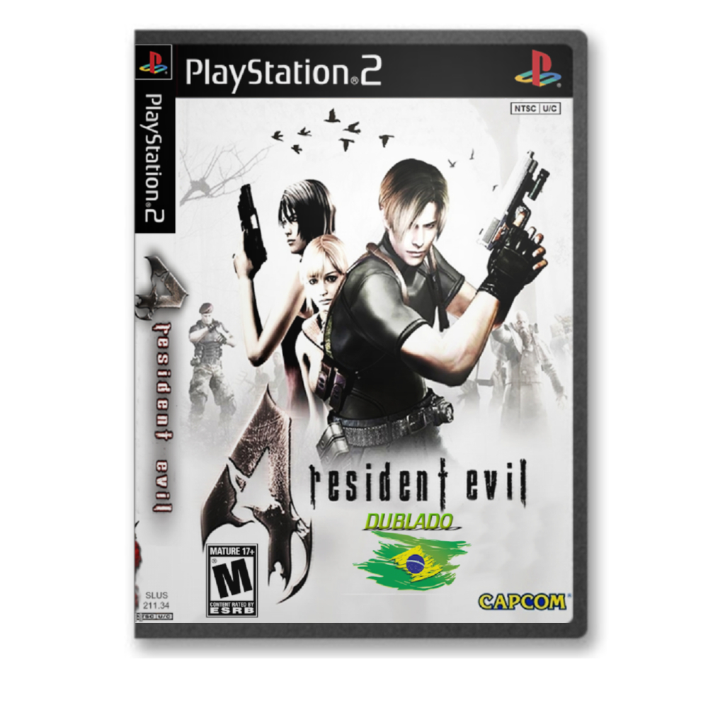 Resident Evil 4 Dublado Mídia Física Playstation 2