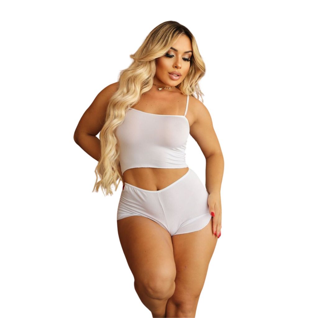 Ísis Moda Íntima Short Doll Liganete Vírginia Barriguinha