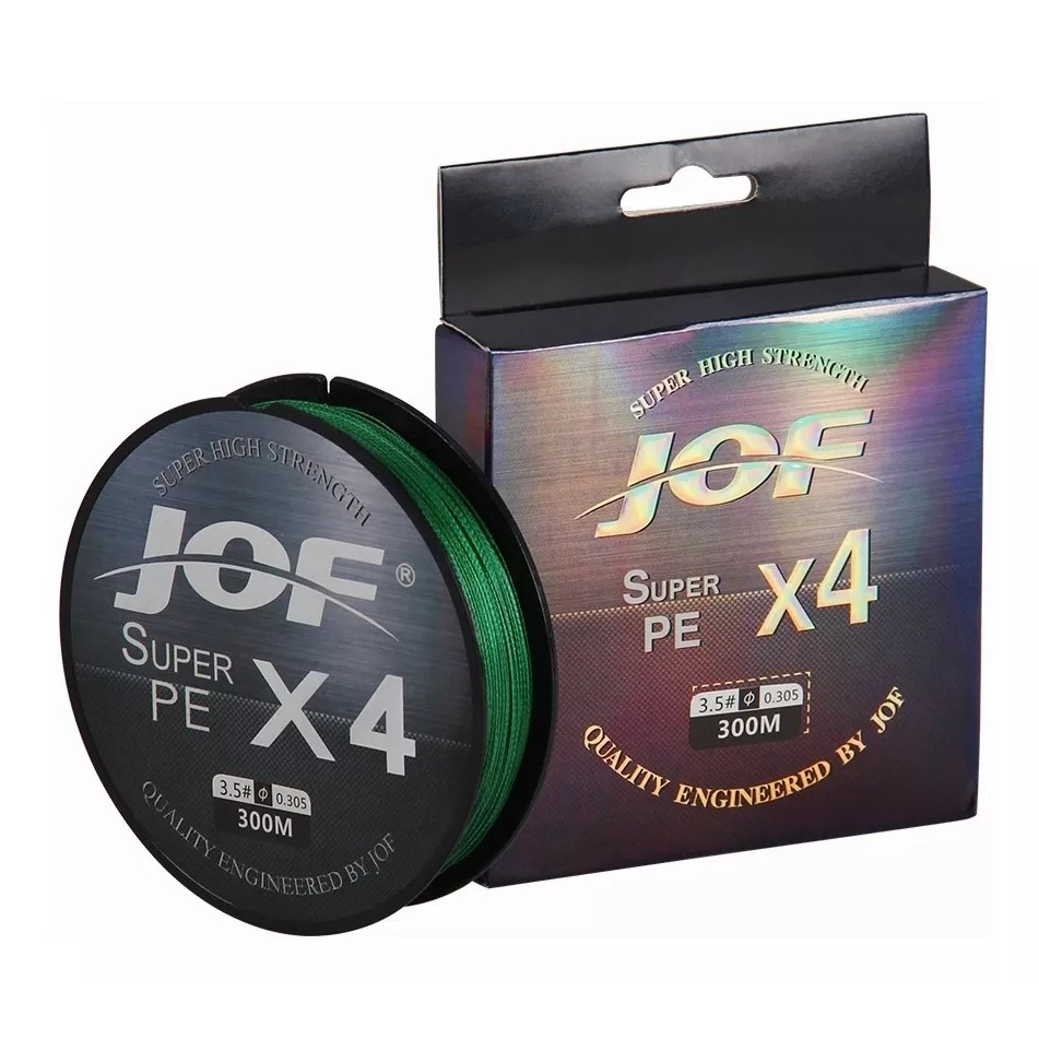 Linha Pesca Multifilamento 300m 4fio Jof 0.2 0.32 0.4 0.6 Mm