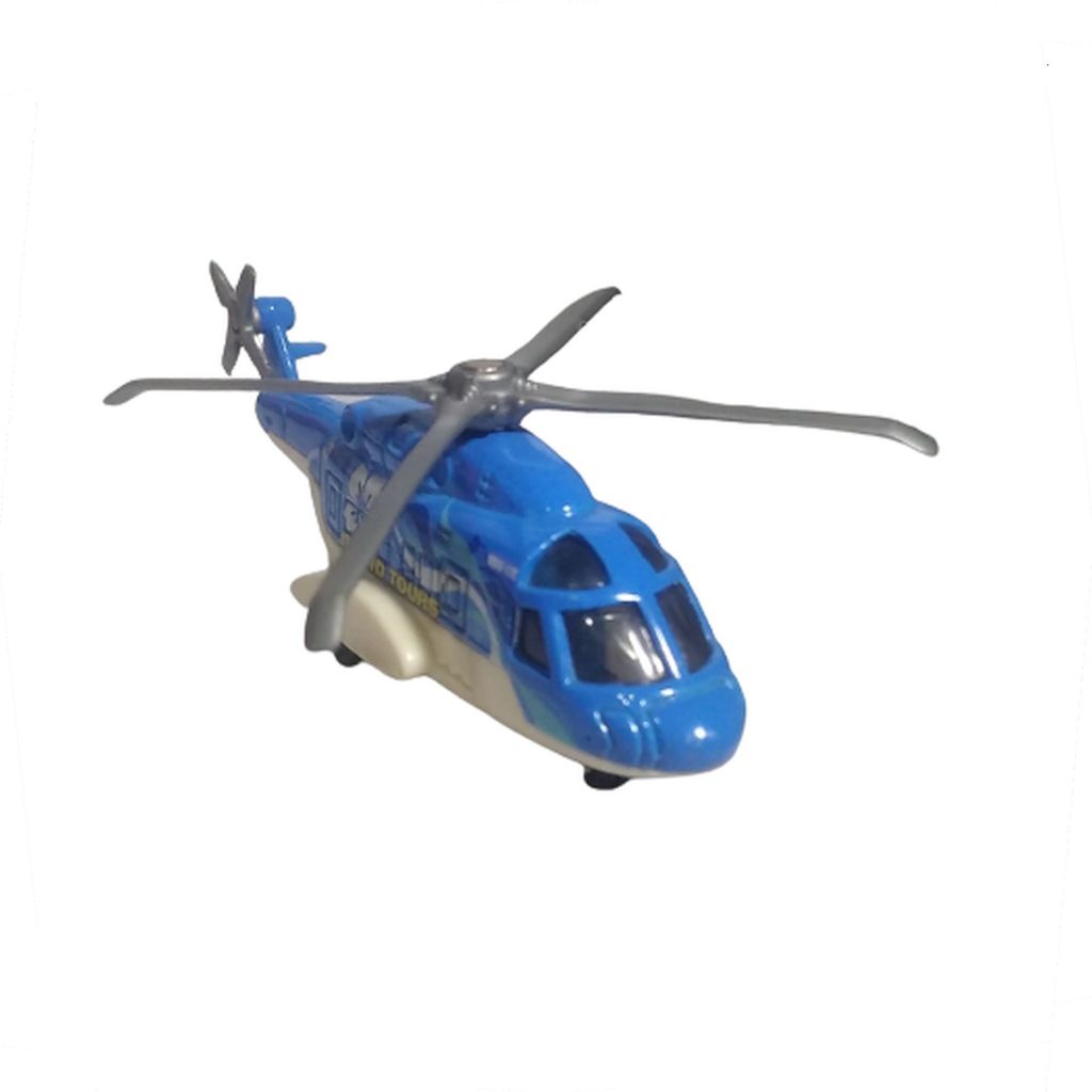 Blue store helicopter toy