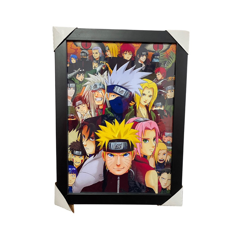 Placa Quadro Decorativo Nuvem Akatsuki Simbolo Anime Naruto Logo Madeira  MDF Com Fita Dupla Face Adesiva Preto Fosco