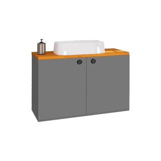 Balcão Gabinete Banheiro Madri + Cuba Cores