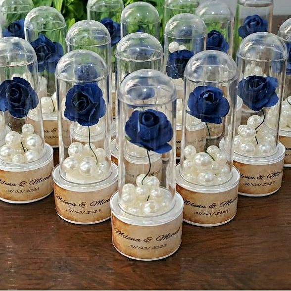 15 Lembrancinhas personalizadas l Casamento l Aniversário l Azul Royal ...