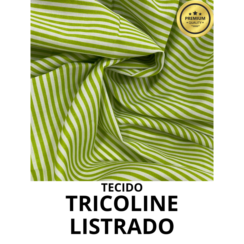 Tricoline estampado micro xadrez verde claro - Renatta Tecidos