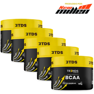 Combo Aminoácidos Recuperação Muscular Bcaa 5x Pote 100g