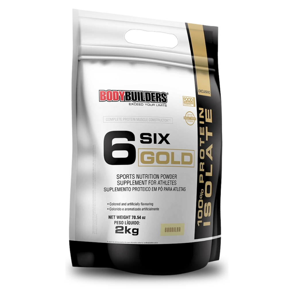 Whey Protein Isolado Hidrolisado Six Gold 2 KG 100% Protein Isolate – Bodybuilderes