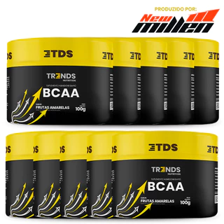 Combo Suplementos Recuperação Muscular 10x Bcaa 100g Em Pó