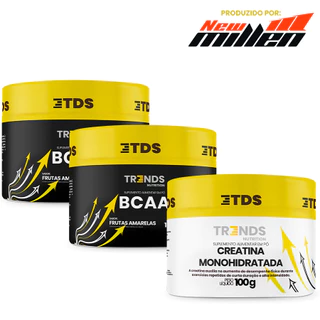Kit Treino Atividade Física 2x Bcaa 100g + Creatina 100g