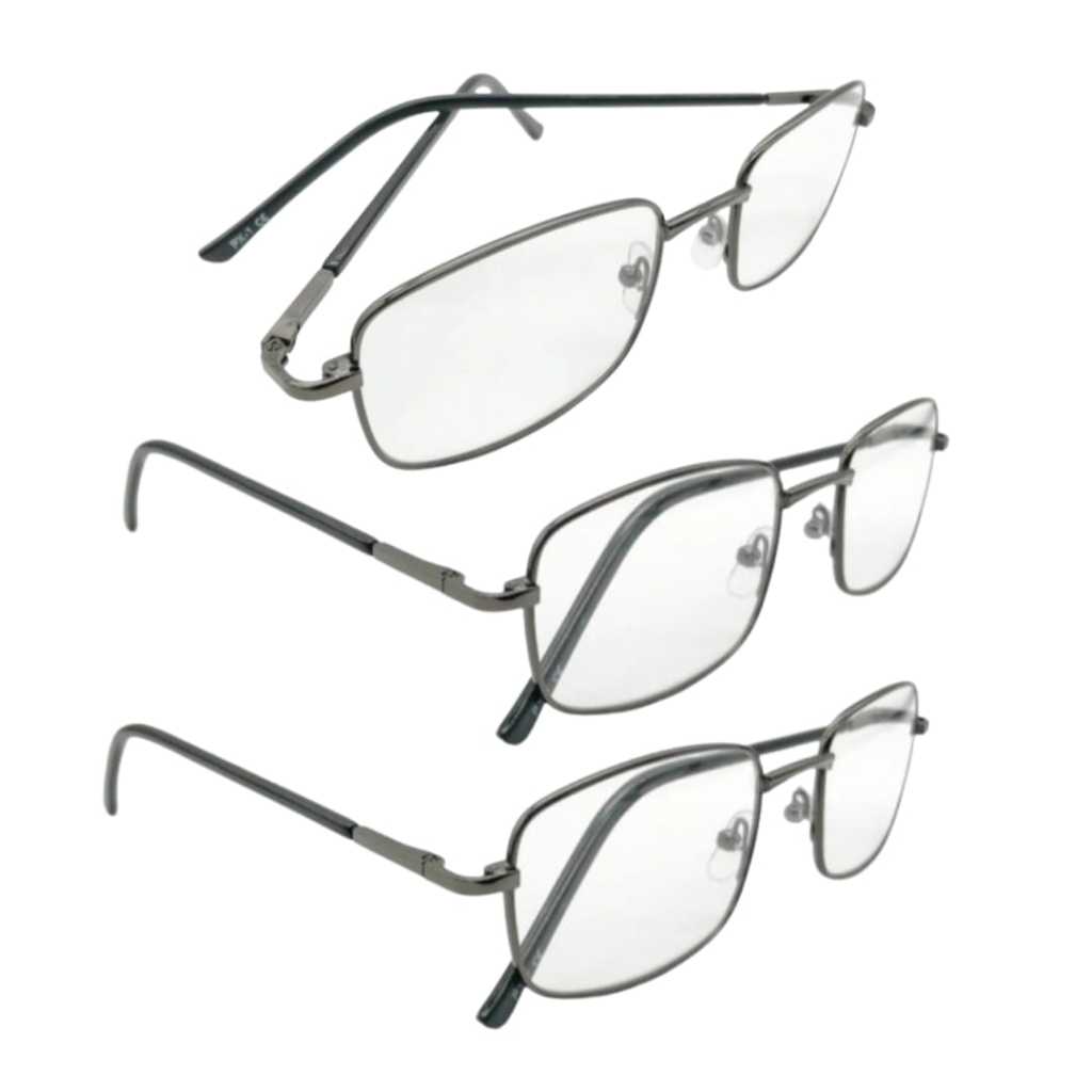 kit 03 óculos de grau para perto, leitura , descanso do +0,25 ao + 4,50