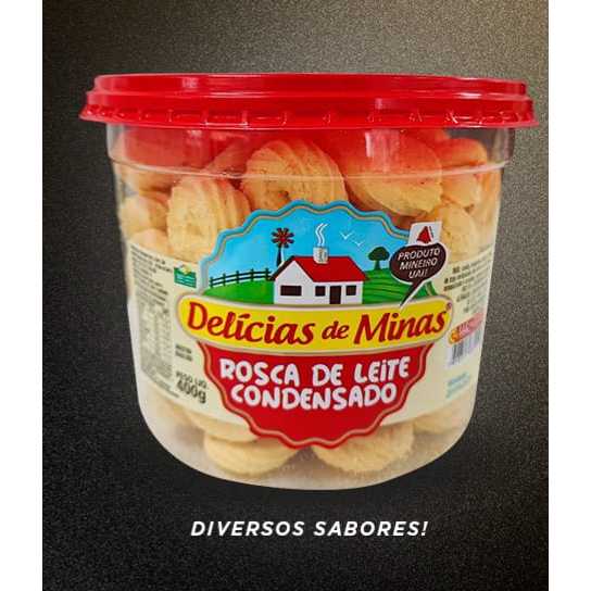 BISCOITOS AMANTEIGADOS/ DELICIAS DE MINAS 400g