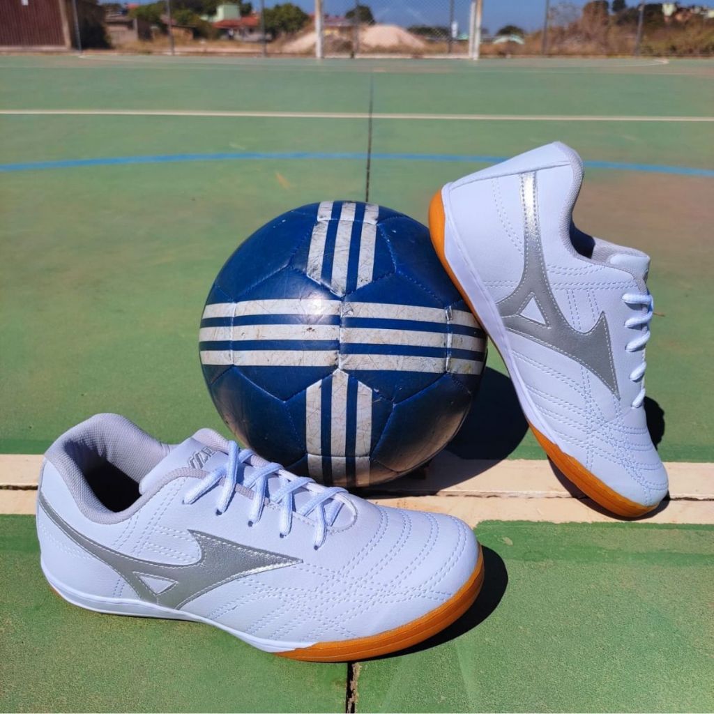 Tênis Futsal Salão Adulto Quadra Entrega Rápida Costura Reforçada Promoção Queima de Estoque