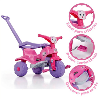 Triciclo Infantil Bebe Motoca Passeio C/ Som Luz Empurrador - Dmbrasil -  Velotrol e Triciclo a Pedal - Magazine Luiza