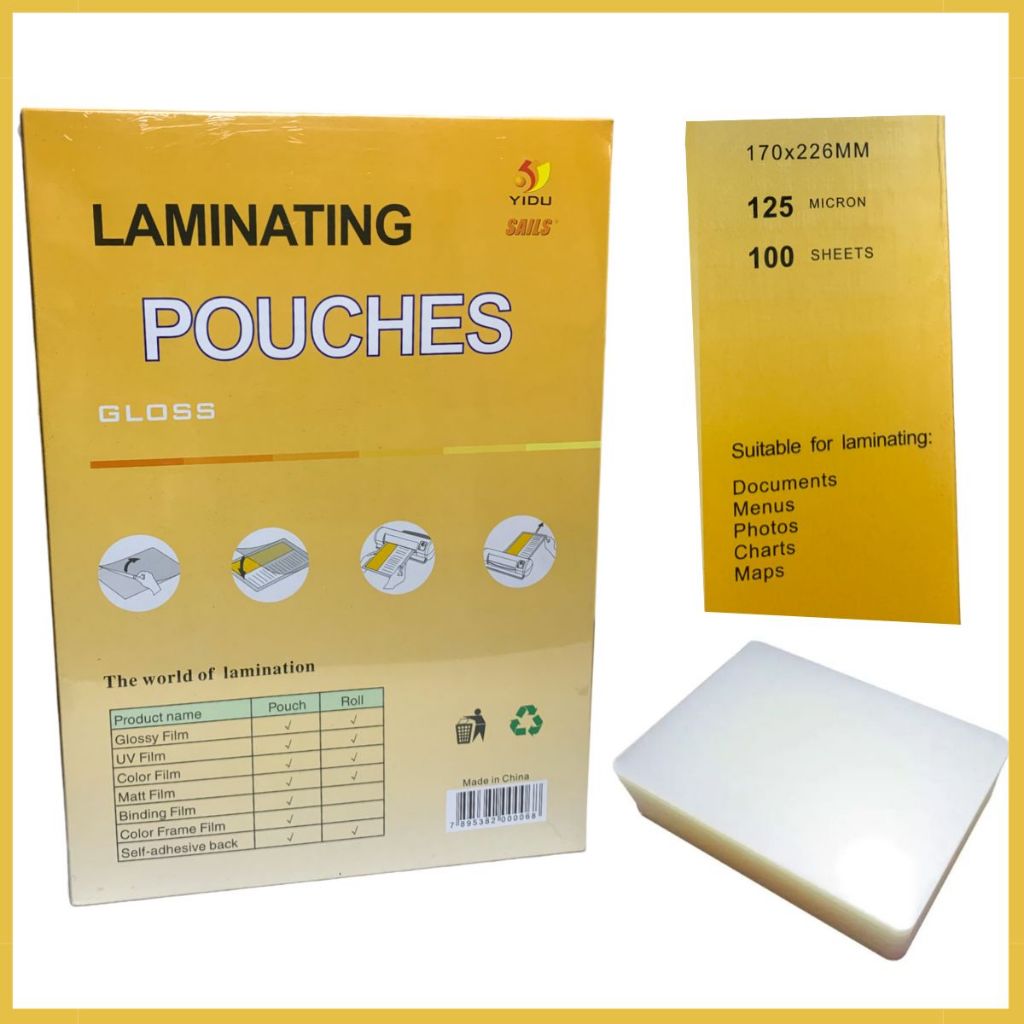 Plástico para Plastificação Pouch Film RG 125mic 100 fls
