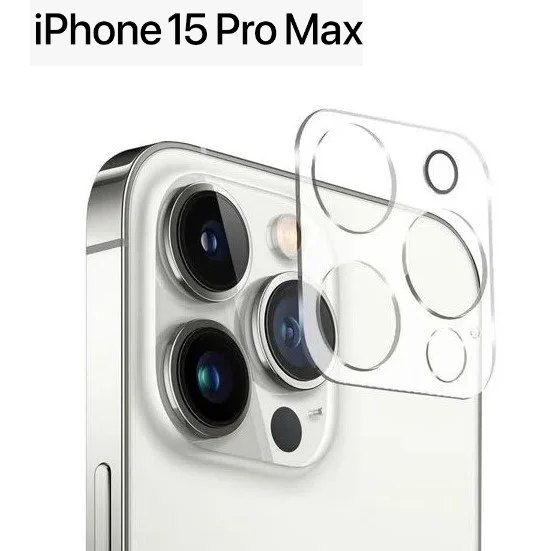 Película Câmera Compatível Com iPhone 15 Pro/ Pro Max Vidro