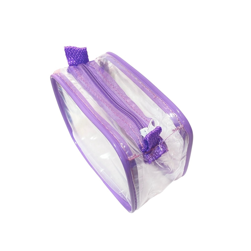 Mini necessaire PVC transparente zip 2