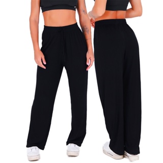 Calça de Yoga de Viscose Soltinha Pilates
