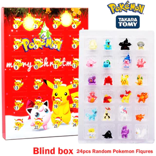 Pokemón Calendário De Advento De Natal 24 Miniaturas