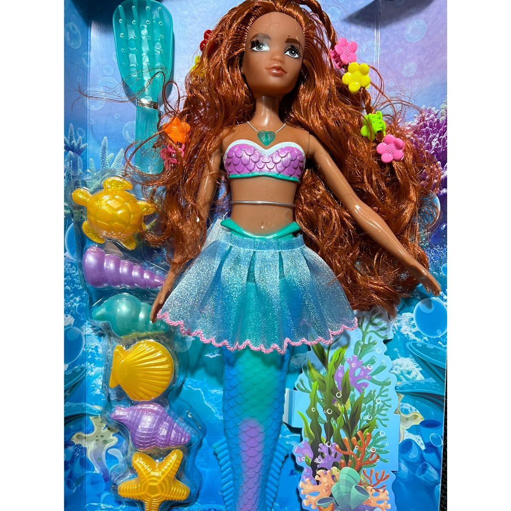 Brinquedo de SEREIA COM ACESSORIOS A LITTLE MERMAID | Shopee Brasil
