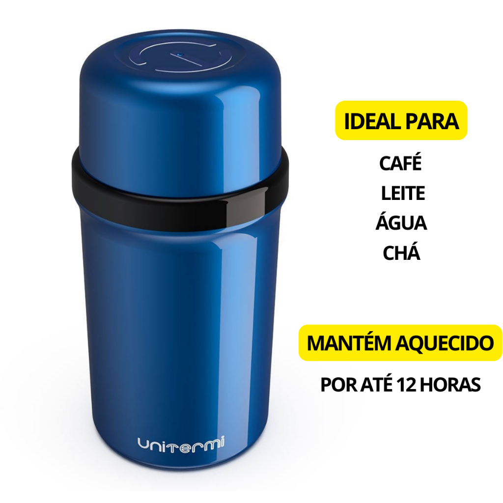 Garrafa Térmica de Café Água Pequena 250ml Portátil Mantém Temperatura ...
