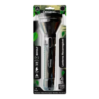 Lanterna Led 3w Ou 5w Longo Alcance Recarregável Original Camping Pesca Acampamento Potente Polícia