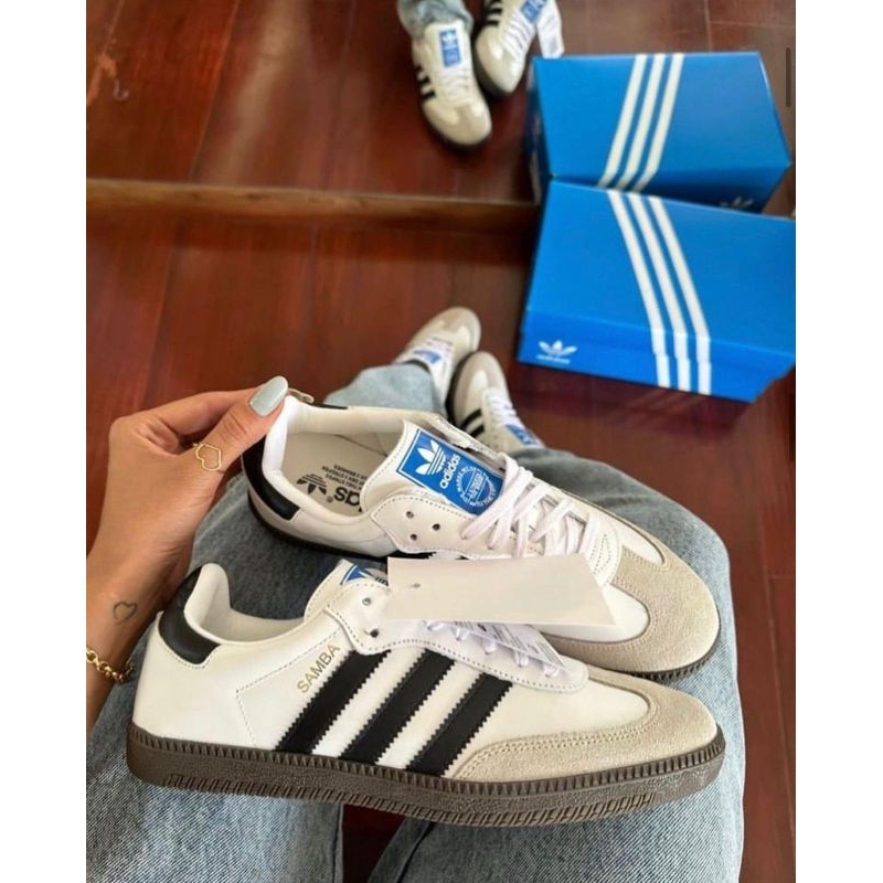 Novo add em couro samba unissex casual caminhada | Shopee Brasil