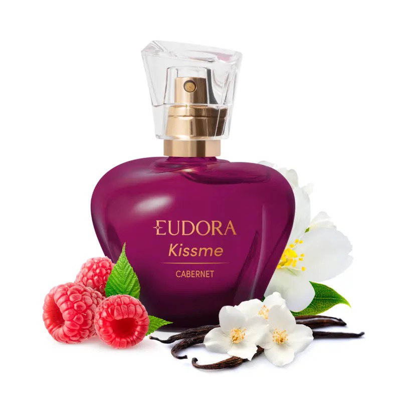 Colônia Desodorante Kiss Me 50ml perfume eudora nova embalagem