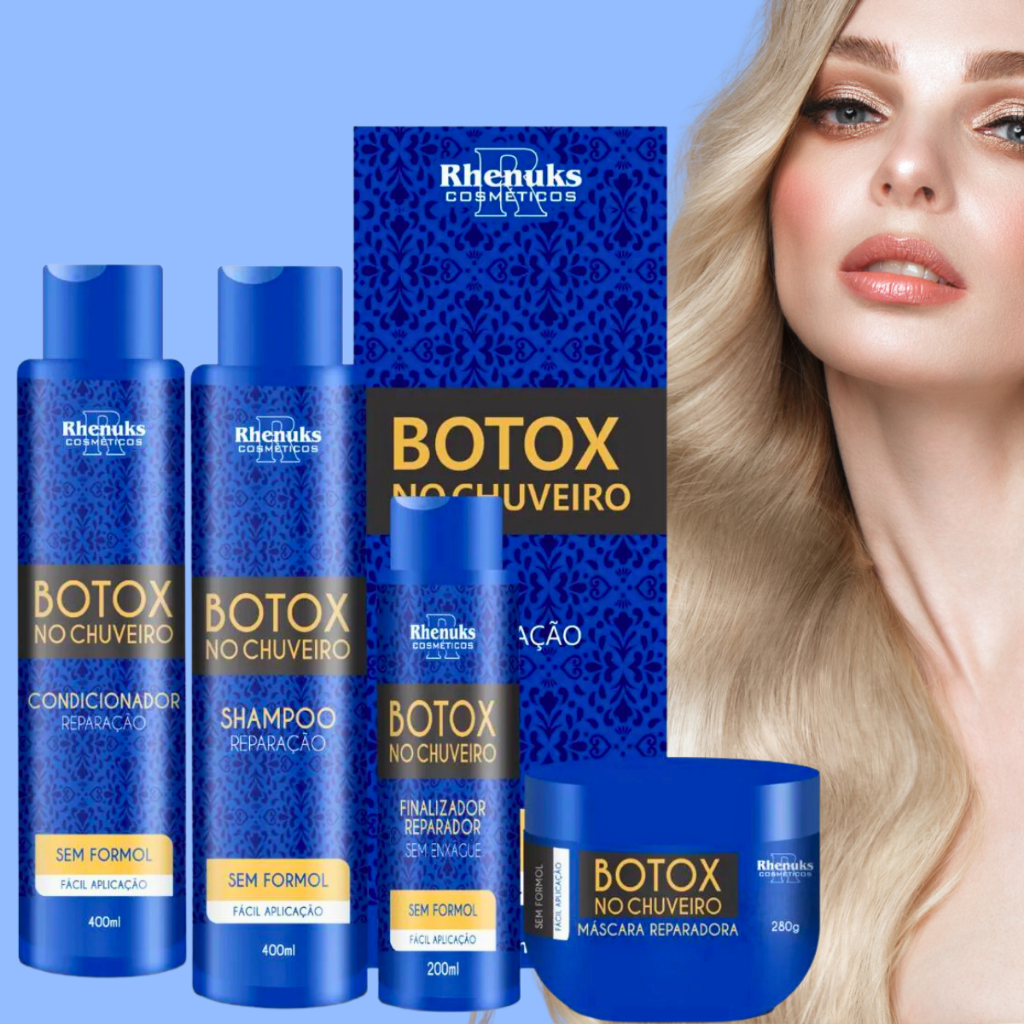 Kit Capilar Botox de Chuveiro Tratamento Itenso Rhenuks | Shopee Brasil
