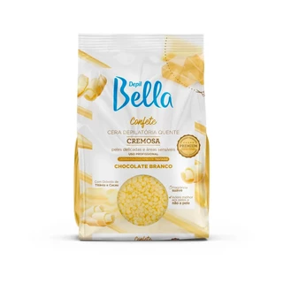 Cera Depilatória Confete Chocolate Branco Depil Bella
