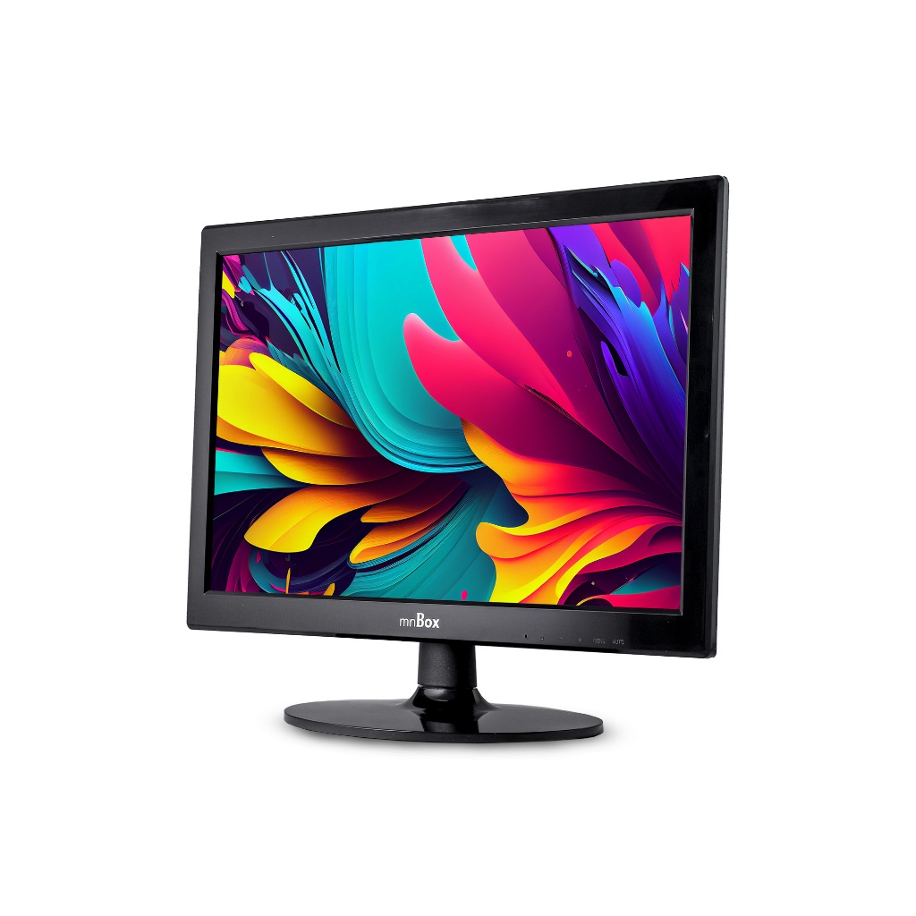 Monitor LED 15.6" Polegadas Tela HD Conexão HDMI/VGA Alta Resolução 1280x800p Widescreen 75Hz BIvolt Cores Intensas