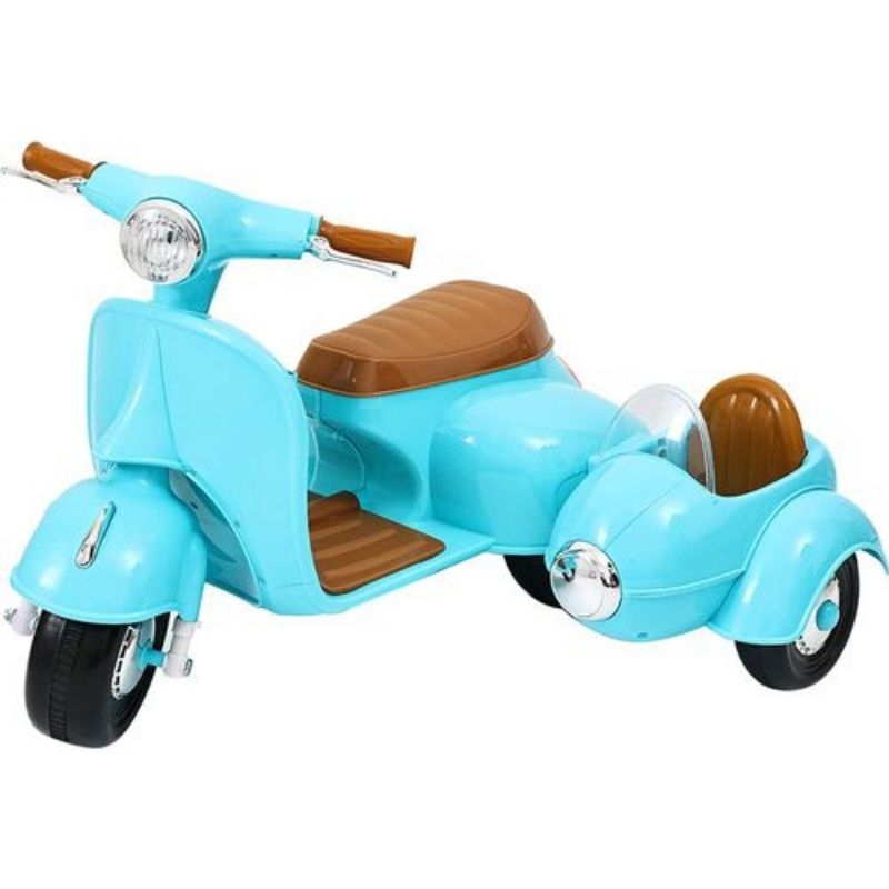 Triciclo Moto Elétrica Infantil Masculina XT3 Cross 2 Marchas Azul