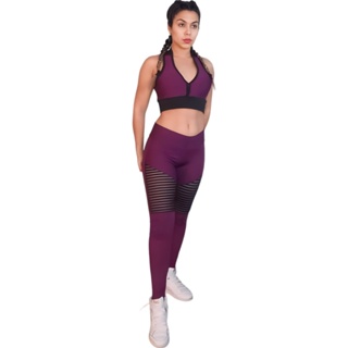 Calça Legging leg Fitness Moda Academia Estilo Sempre Cós Alto