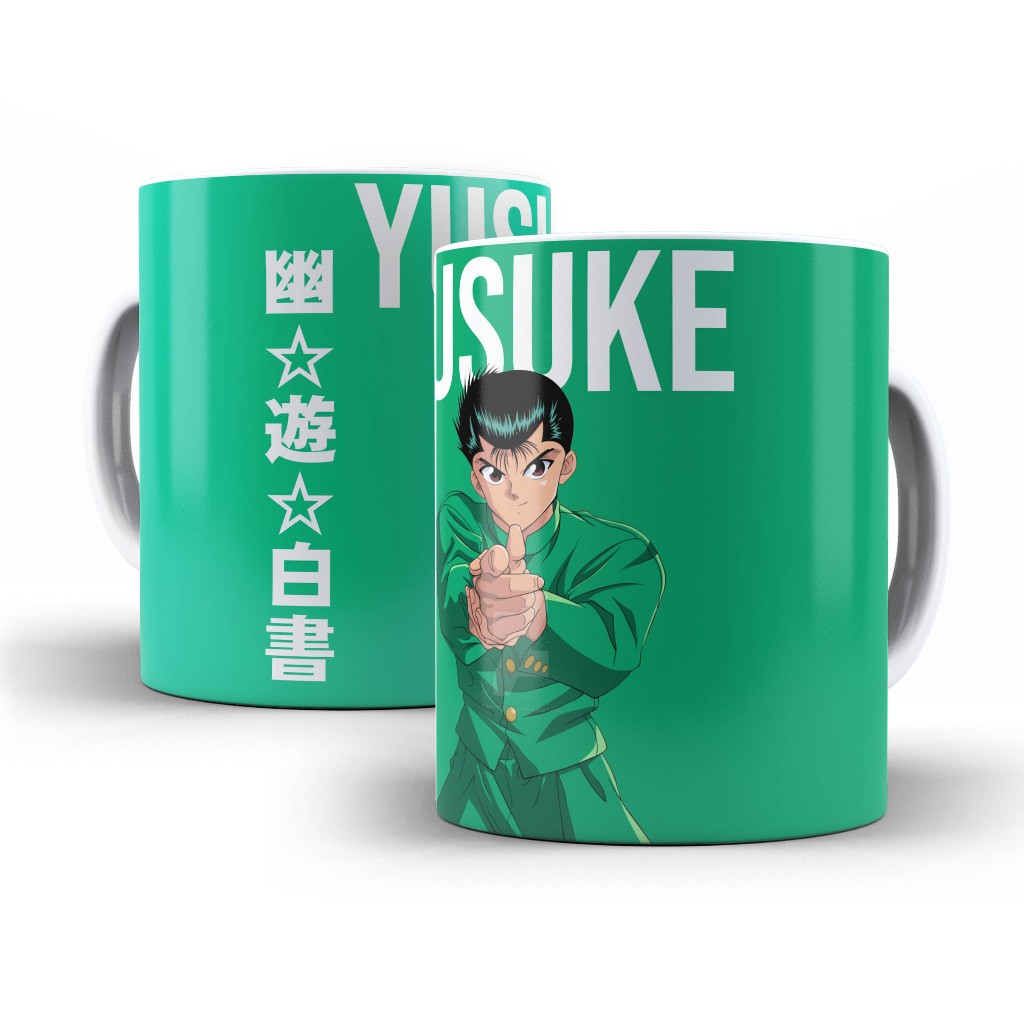 Caneca Teu Cu Yu Yu Hakusho Personalizada Com Seu Nome