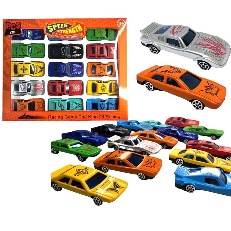 Kit 5 Carrinhos de Fricção Racing Club Metal - Zoop Toys