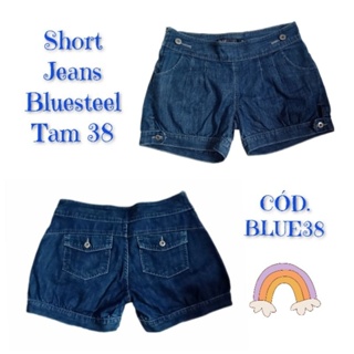 Shorts Jeans Feminino Listrado - Hering Store