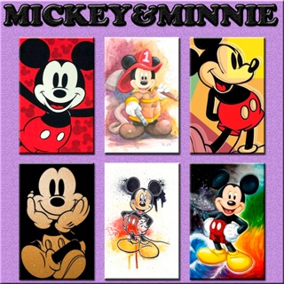 Placas Decorativas Quadros Mickey Mouse 01 a 20 - Desenho Personagens Infantil 13x20