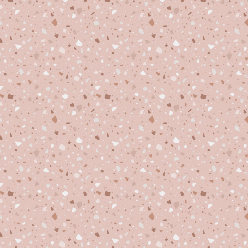 Adesivo Papel de Parede Efeito Granilite Terrazzo Romântico