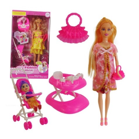 Joint articulado multifuncional de 30cm, Barbie grávida dá à luz, boneca de  vestir, brinquedo de brincar de aniversário para meninas