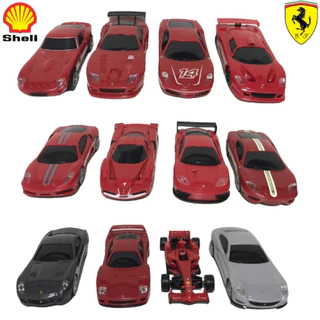 Miniaturas Carrinhos Ferrari e Batmóvel Shell V-Power Escala 1:38