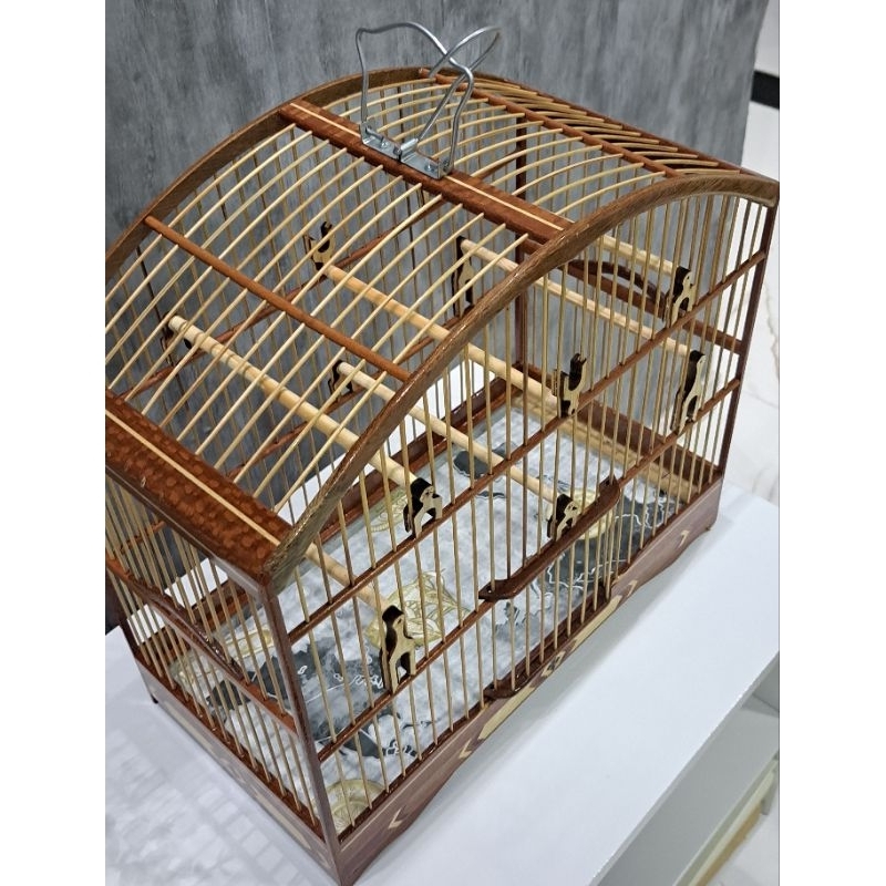 GAIOLA LUXO COLEIRO PAPA CAPIM LORO FAYA