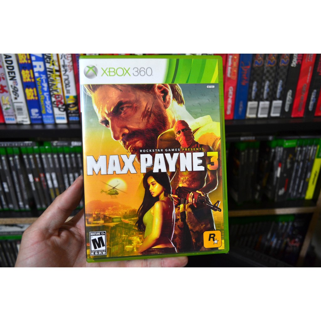 MAX PAYNE 3 XBOX 360 MIDIA FISICA