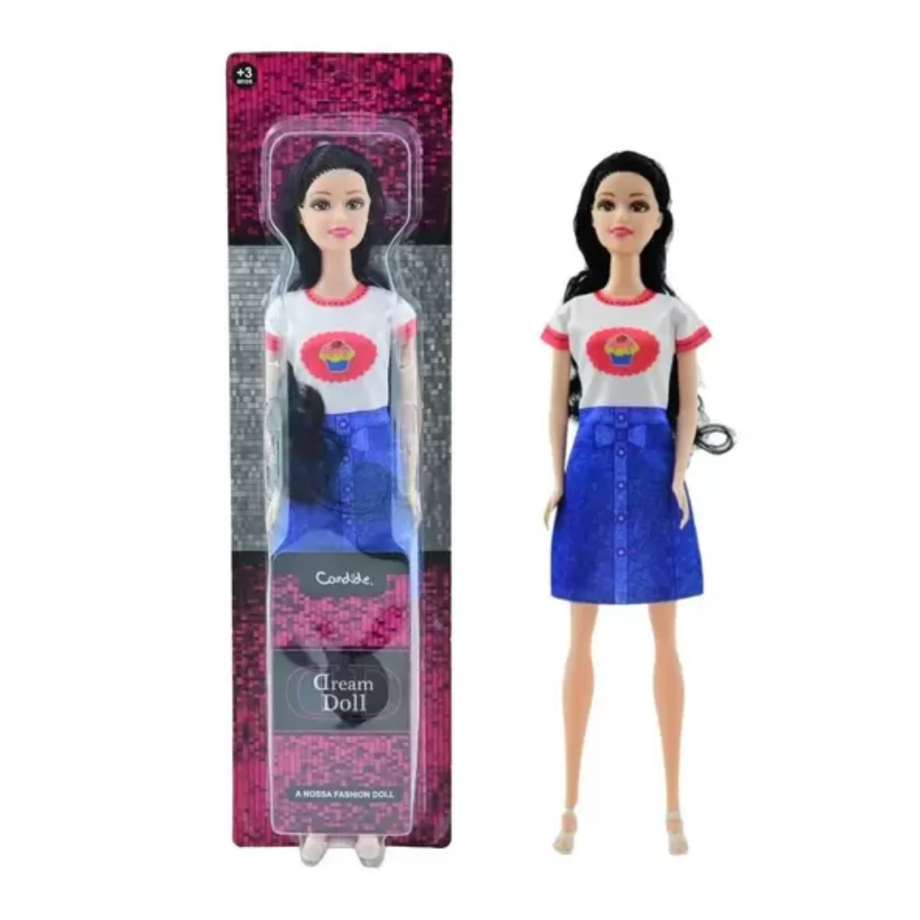 Boneca Fashion Dream Doll Sortida - Candide | Shopee Brasil