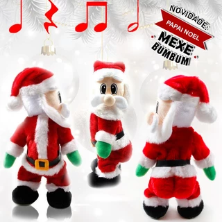 Papai Noel Mexe O Bumbum Musical Dançarino Decorativo Representação Dançante
