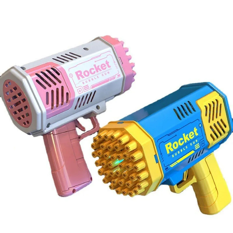 Bubble Gun Rocket 69 Buracos Bolhas de Sabão Metralhadora Forma