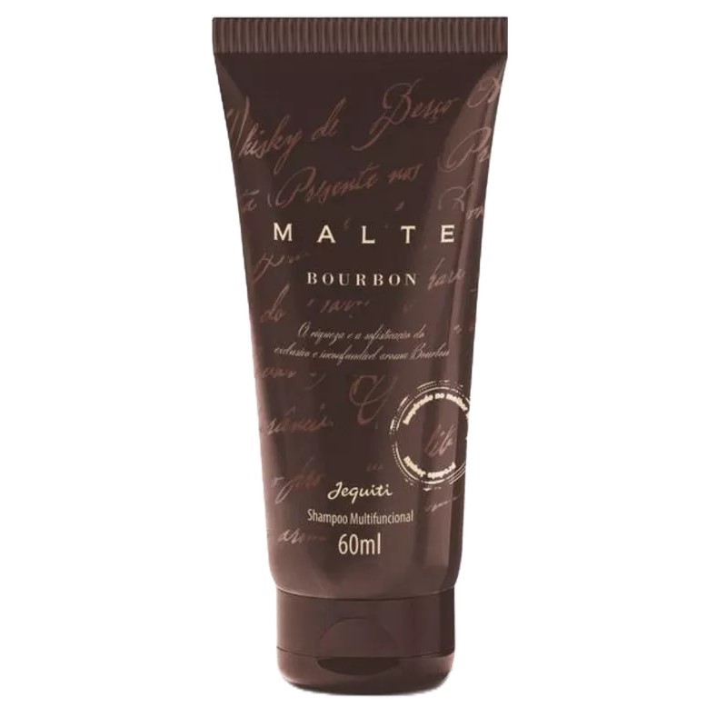 Shampoo multifuncional Malte Bourbon masculino 60ml Jequiti