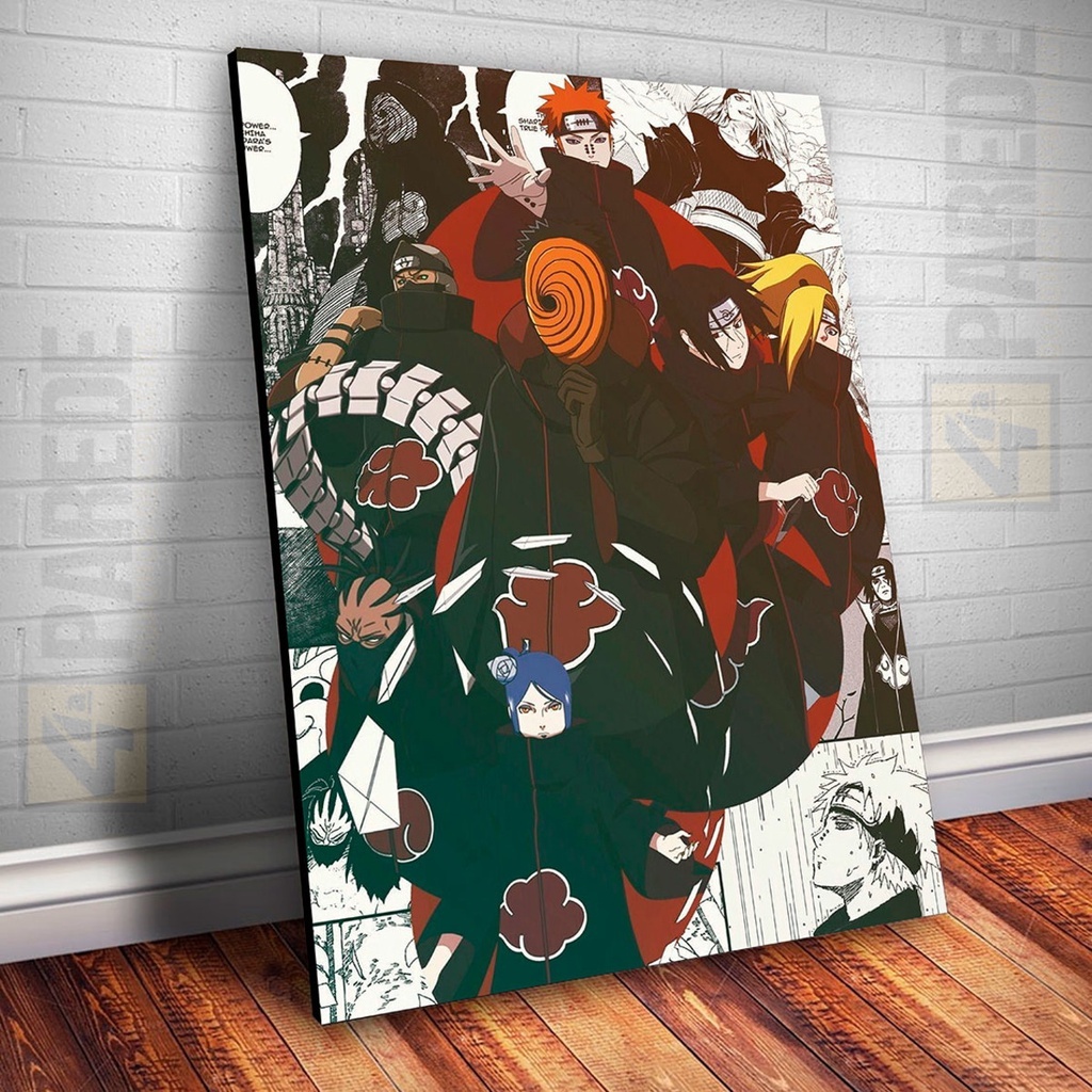 Painel Led Neon em mdf - Nuvem Akatsuki Naruto 0,40 x 0,26cm - Davys  Creative - Artigos Decorativos
