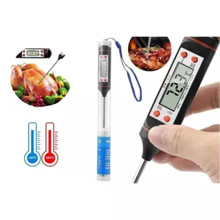Termômetro Culinário Digital Espeto Para Alimentos Bebida Cozinha Medidor De temperatura