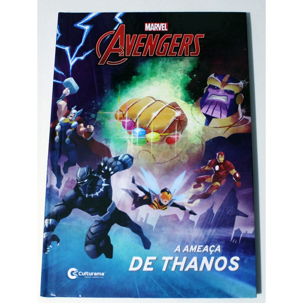 Livro Vingadores- A Ameaça de Thanos com Capa Dura - Marvel Culturama ...