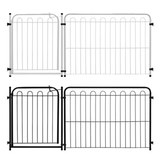 Cercado Grade + Portão Pet 1 Módulo P/ Isolamento Proteção