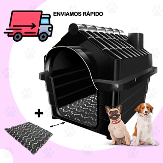 Casa + Cama Caminha Pet Casinha Para Cachorro Pet Cães e Gatos N°1 Pequenos