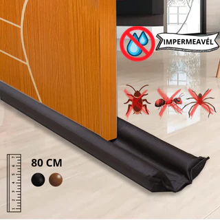 Protetor Rolinho Veda Porta Impermeável 80cm COM Costura e Acabamento Ajustável